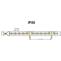 SLC LED Strip Tunable White 827-865 10m 125W IP20
