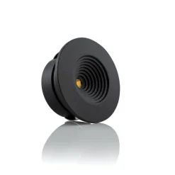 SLC MiniOne Fixed LED inbouwlamp zwart 3.000K