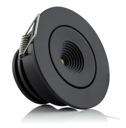 SLC MiniOne Tilt LED inbouwlamp zwart 2.700 K