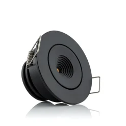 SLC MiniOne Tilt LED inbouwlamp zwart 3.000 K