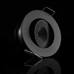 SLC MiniOne Tilt LED inbouwlamp zwart 3.000 K