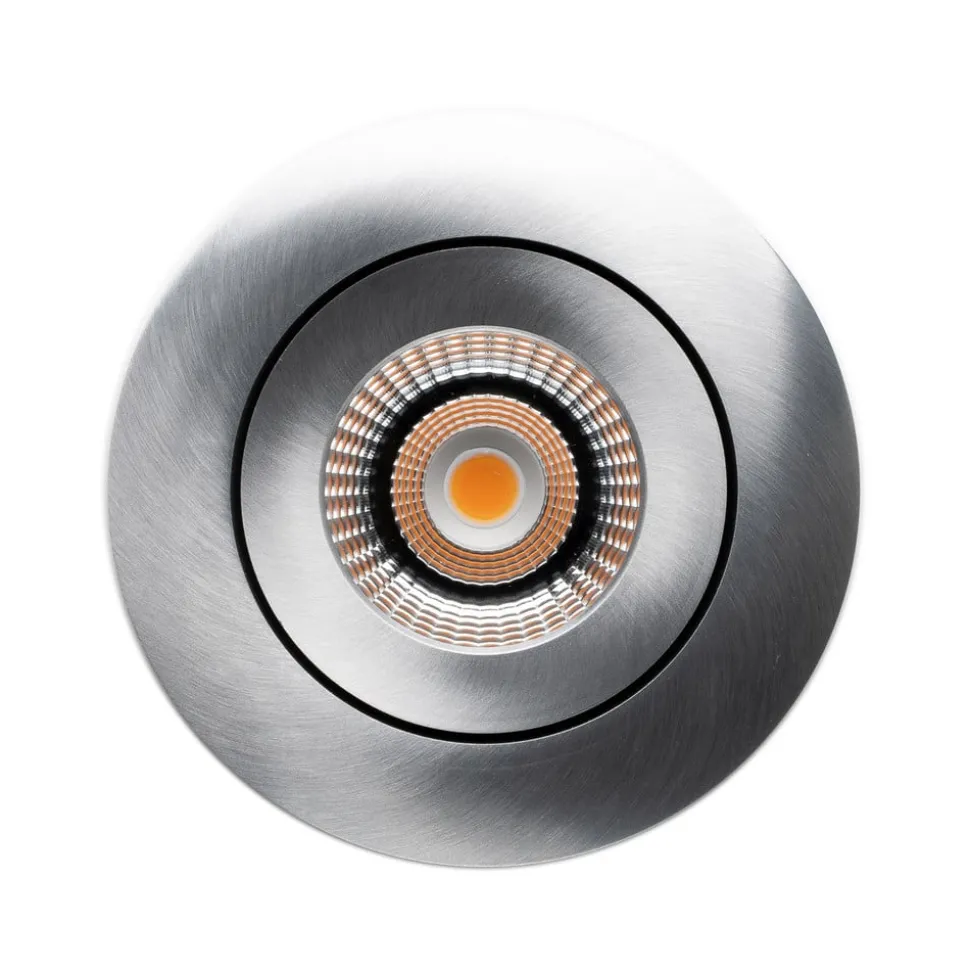 SLC One 360° LED inbouwlamp Dime LED aluminium