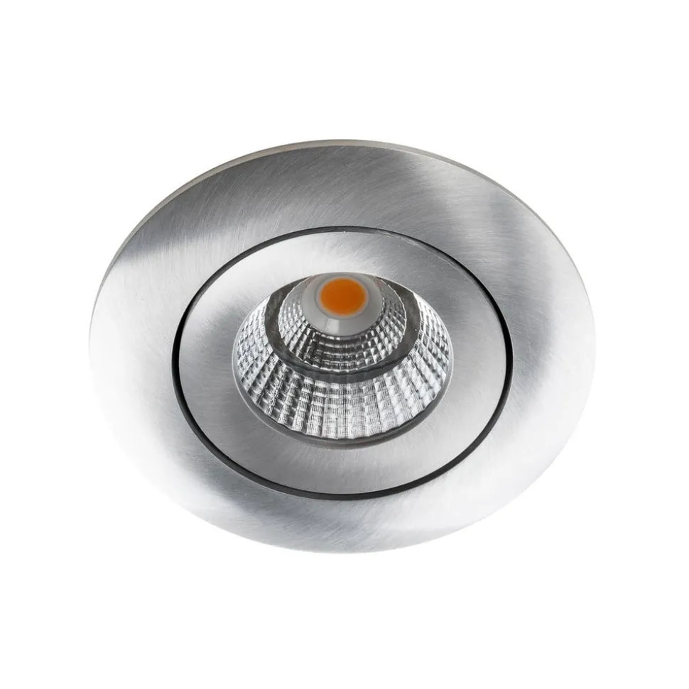 SLC One 360° LED inbouwlamp Dime LED aluminium