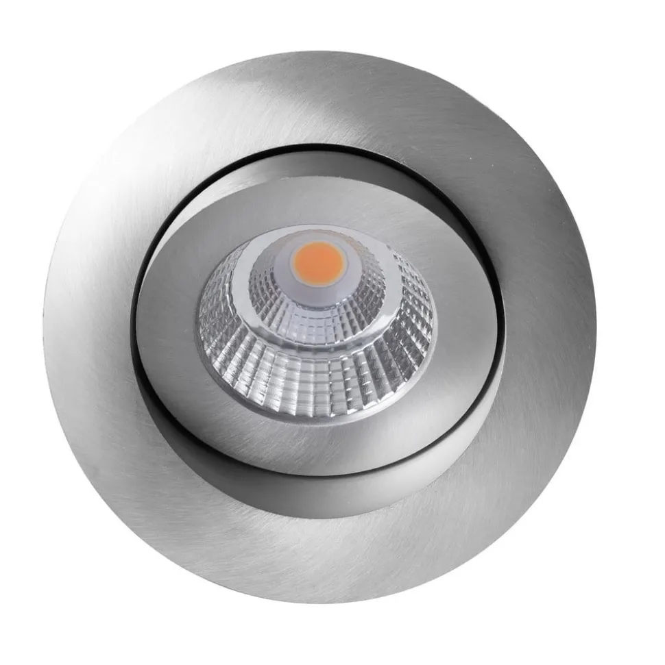 SLC One 360° LED inbouwlamp Dime LED aluminium