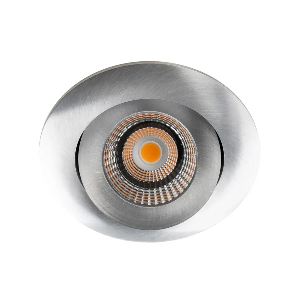 SLC One 360° LED inbouwlamp Dime LED aluminium