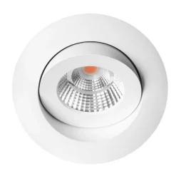 SLC One 360° LED inbouwlamp Dime wit