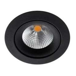 SLC One 360° SunLike LED inbouwlamp zwart 930