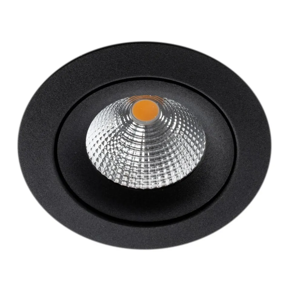 SLC One 360° SunLike LED inbouwlamp zwart 930