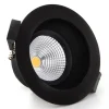SLC One Soft LED inbouwspot zwart 2.700K