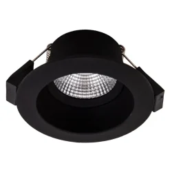 SLC One Soft LED inbouwspot zwart 2.700K