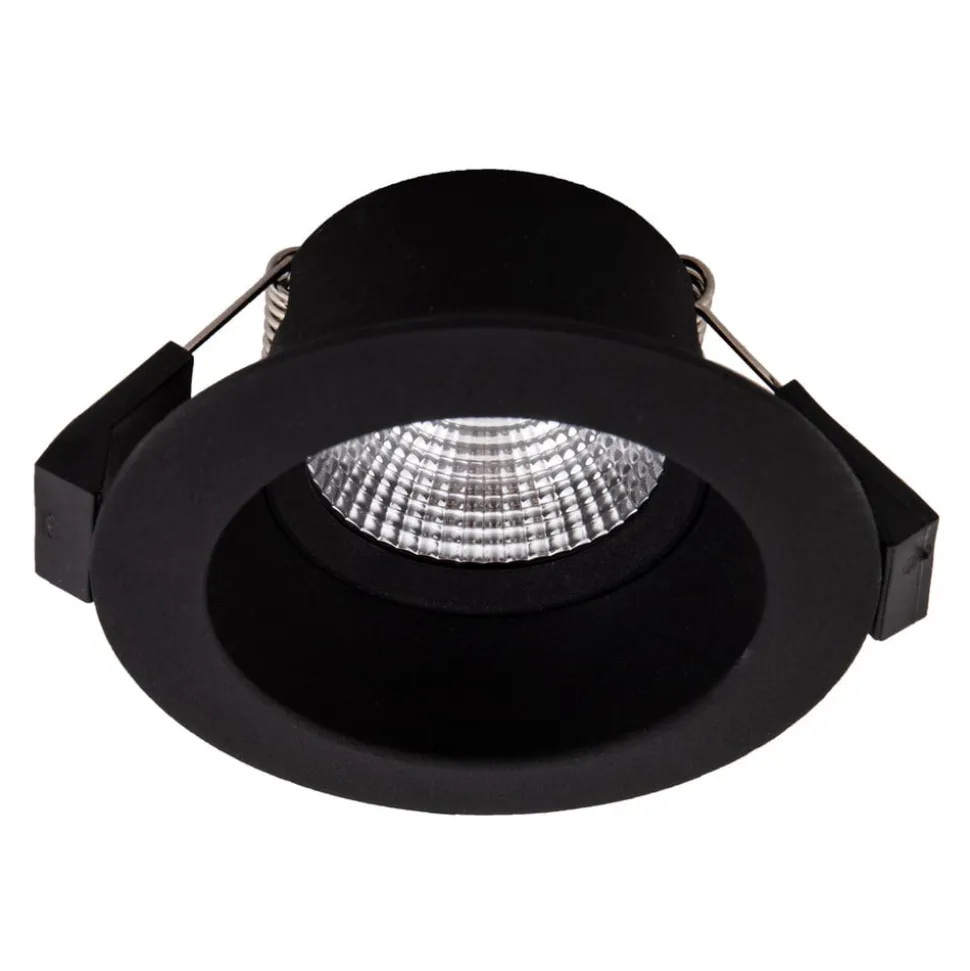 SLC One Soft LED inbouwspot zwart 2.700K