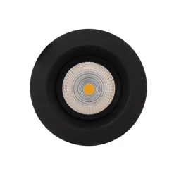 SLC One Soft LED inbouwspot Dime LED inbouwspot zwart