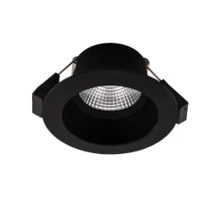 SLC One Soft LED inbouwspot Dime LED inbouwspot zwart