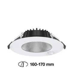 SLC Shift LED downlight Ø 18cm wit met sensor