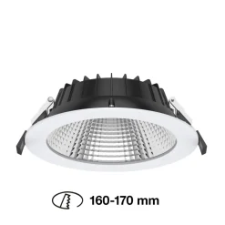 SLC Shift LED inbouwspot Ø 19cm CCT, wit