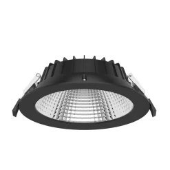 SLC Shift LED inbouwspot Ø 19cm CCT, zwart