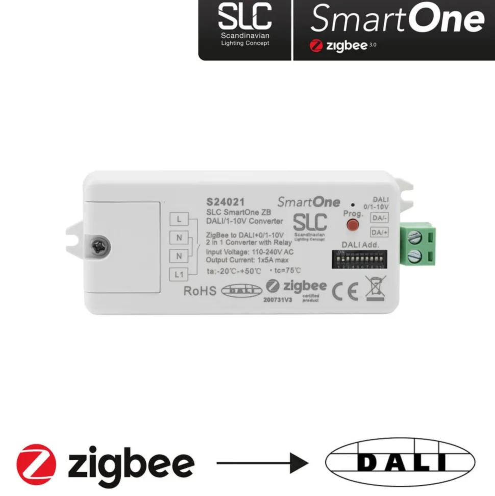 SLC SmartOne signaalomvormer ZigBee naar DALI/1-10V