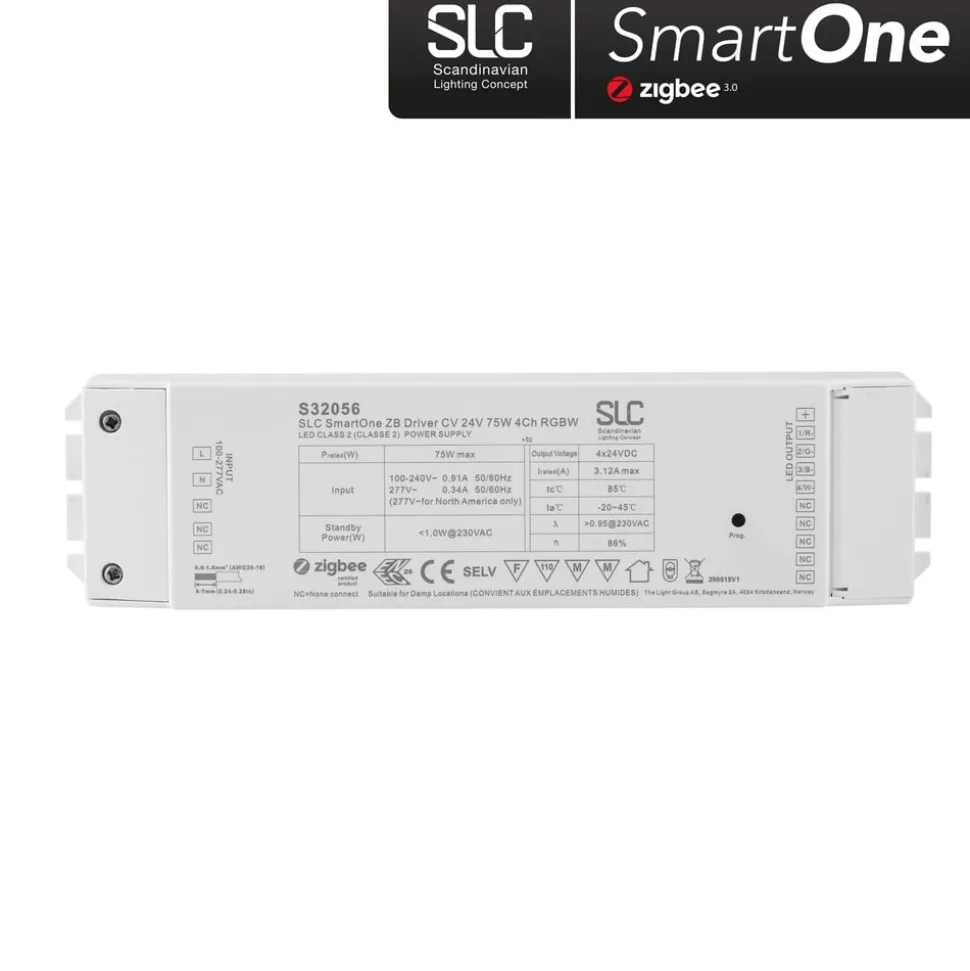 SLC SmartOne voeding ZigBee CV 24V 75W PWM RGBW