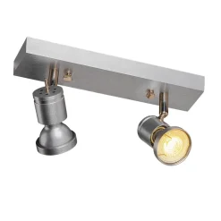 SLV Asto 2-lamps plafondspot met decoratieve ring