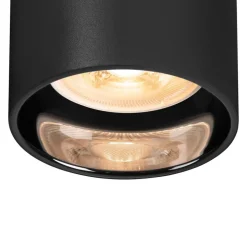 SLV Asto Tube plafondspot GU10 4-lamps rond zwart
