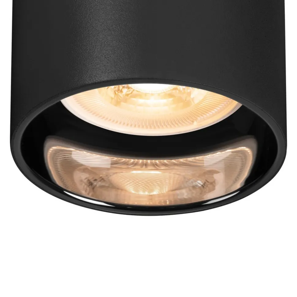 SLV Asto Tube plafondspot GU10 4-lamps rond zwart