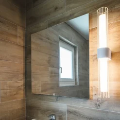 SLV badkamer wandlamp Lygant dubbel, wit, aluminium