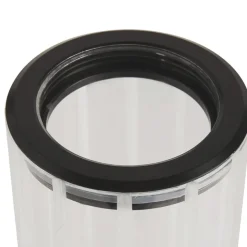 SLV badkamer wandlamp Lygant enkel, zwart, aluminium