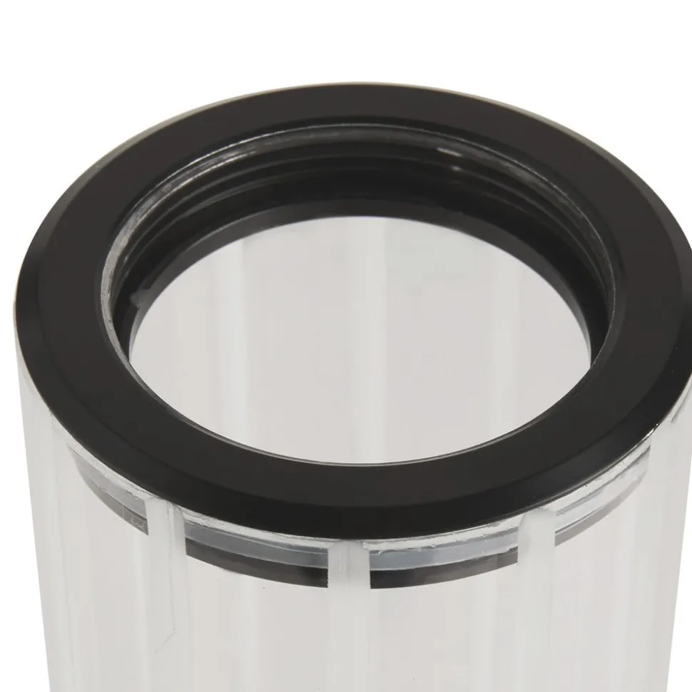 SLV badkamer wandlamp Lygant enkel, zwart, aluminium