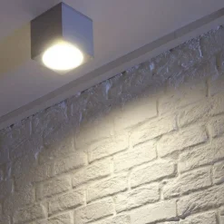 SLV Big Theo buiten plafondlamp, grijs