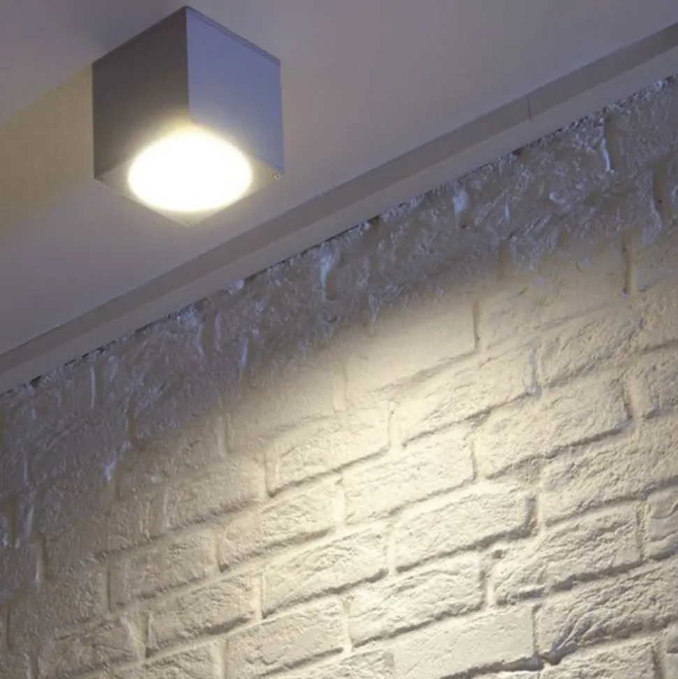 SLV Big Theo buiten plafondlamp, grijs