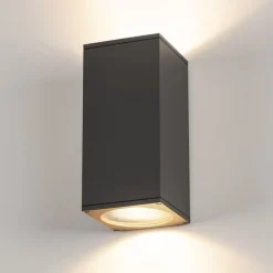 SLV Big Theo buitenwandlamp, 2-lamps, antraciet