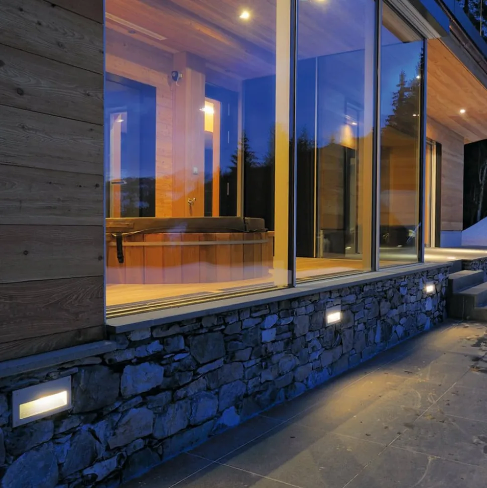 SLV Brick LED wand inbouwlamp 3.000K