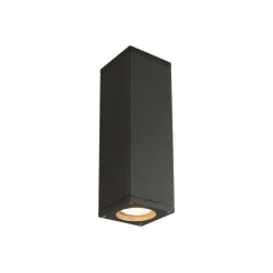 SLV buitenwandlamp Theo, antraciet, aluminium, omhoog/omlaag