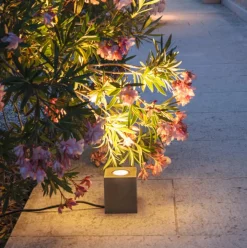 SLV Concreto vloerspot IP65 GU10 stekker hoekig