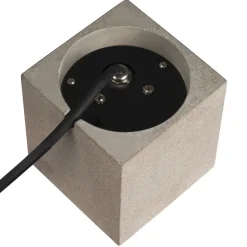 SLV Concreto vloerspot IP65 GU10 stekker hoekig