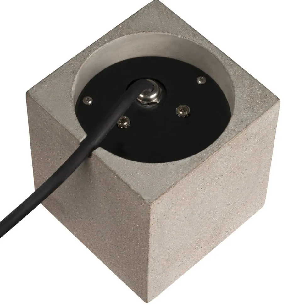 SLV Concreto vloerspot IP65 GU10 stekker hoekig