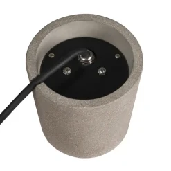 SLV Concreto vloerspot IP65 GU10 stekker, rond