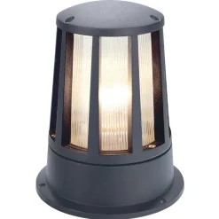 SLV Cone - antracietkleurige sokkellamp , IP54