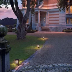 SLV Cone - antracietkleurige sokkellamp , IP54