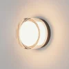 SLV Cyft LED wandlamp, zwart, aluminium, Ø 13,2 cm, CCT