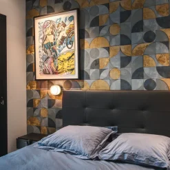 SLV Cyft LED wandlamp, zwart, aluminium, Ø 13,2 cm, CCT