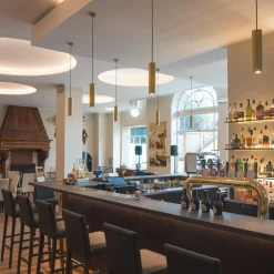 SLV Enola B hanglamp, messingkleurig, aluminium, Ø 6,7 cm