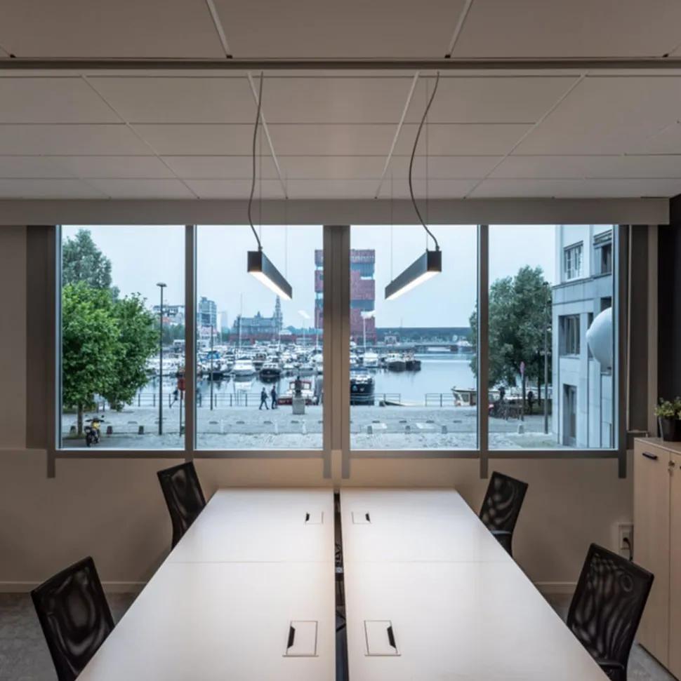 SLV Glenos LED hanglamp 205 cm zwart