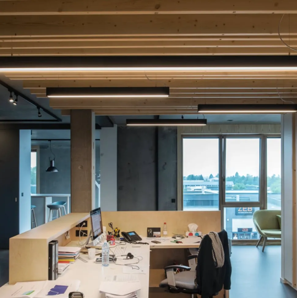 SLV Glenos LED hanglamp 205 cm zwart