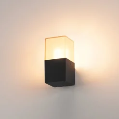SLV Grafit - hoekige buitenwandlamp