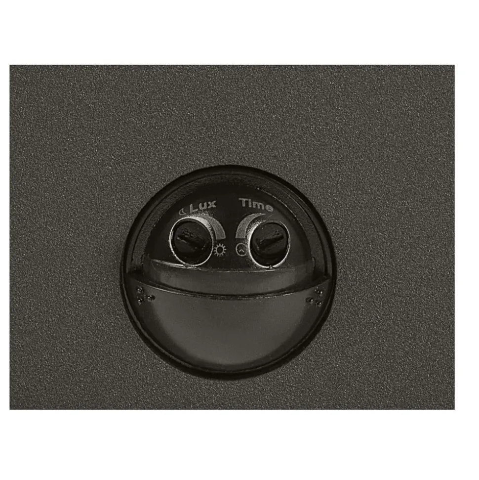 SLV Grafit buitenwandlamp cilindrisch met sensor