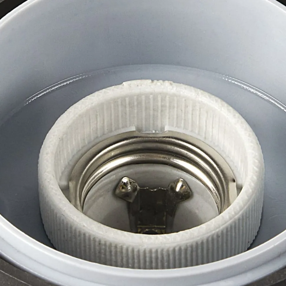 SLV Grafit buitenwandlamp cilindrisch met sensor