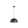 SLV hanglamp Forchini M, 40 cm, zwart/goudkleurig, metaal