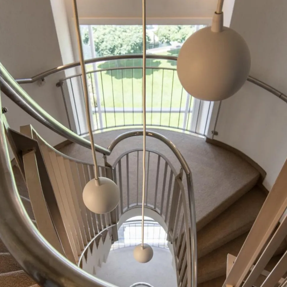 SLV hanglamp Light Eye 150, wit, Ø 15 cm, metaal