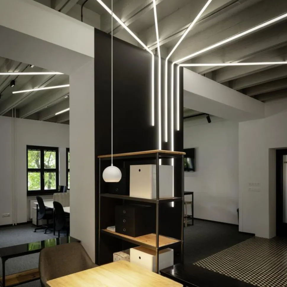 SLV hanglamp Light Eye 150, wit, Ø 15 cm, metaal